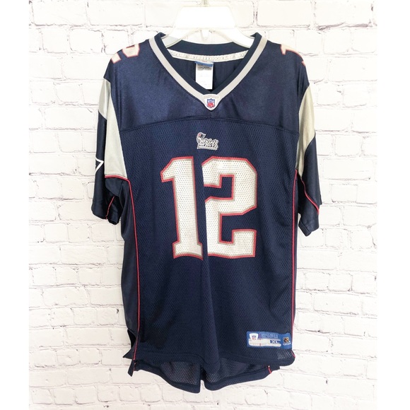 NFL Tops - NFL Reebok Tom Brady Patriot’s Jersey